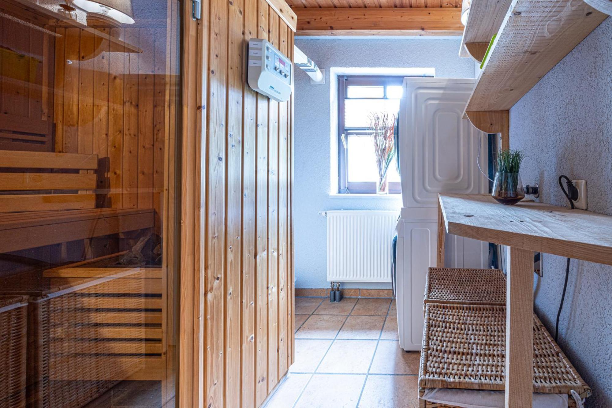 Wellnessparadies Mit Sauna Und Whirlpool Краков-ам-Зе Экстерьер фото
